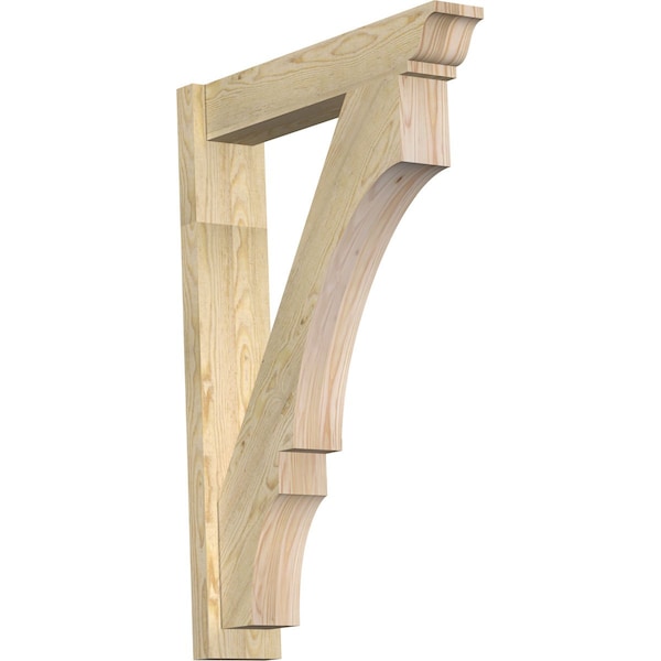Ekena Millwork Balboa Traditional Rough Sawn Outlooker, Douglas Fir, 6"W x 28"D x 40"H OUT06X28X40BOA01RDF - main